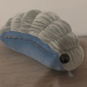 Plush Blue and Gray Stuffed Animal